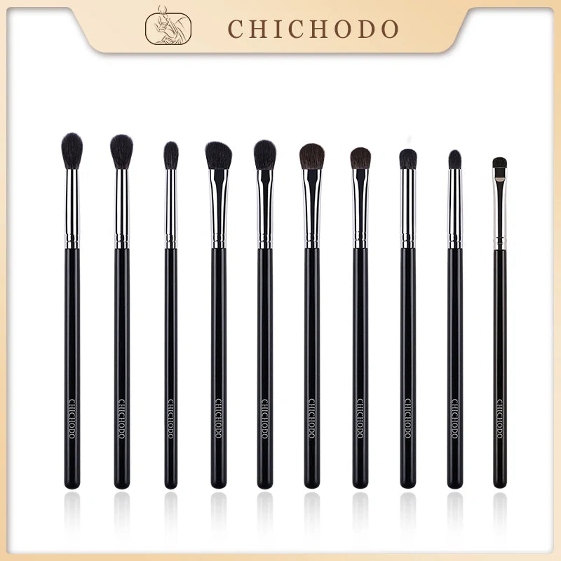 CHICHODO Makeup Brush-All Animal Hair Eye Brushes Series-Natural Hair Professional Cosmetic Brush-Eyeshadow Eyebrow Makeup Tools
