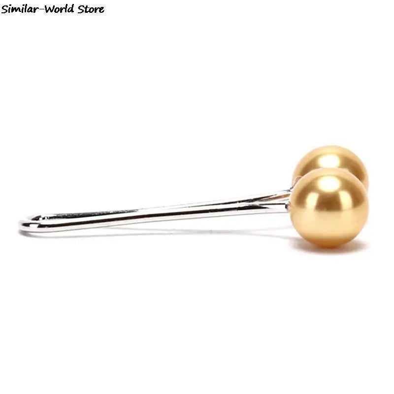 Lady Scarf Clips Pearl Scarf Brooch Pin Shawl Scarf Head Scarf Holder 12pcs set