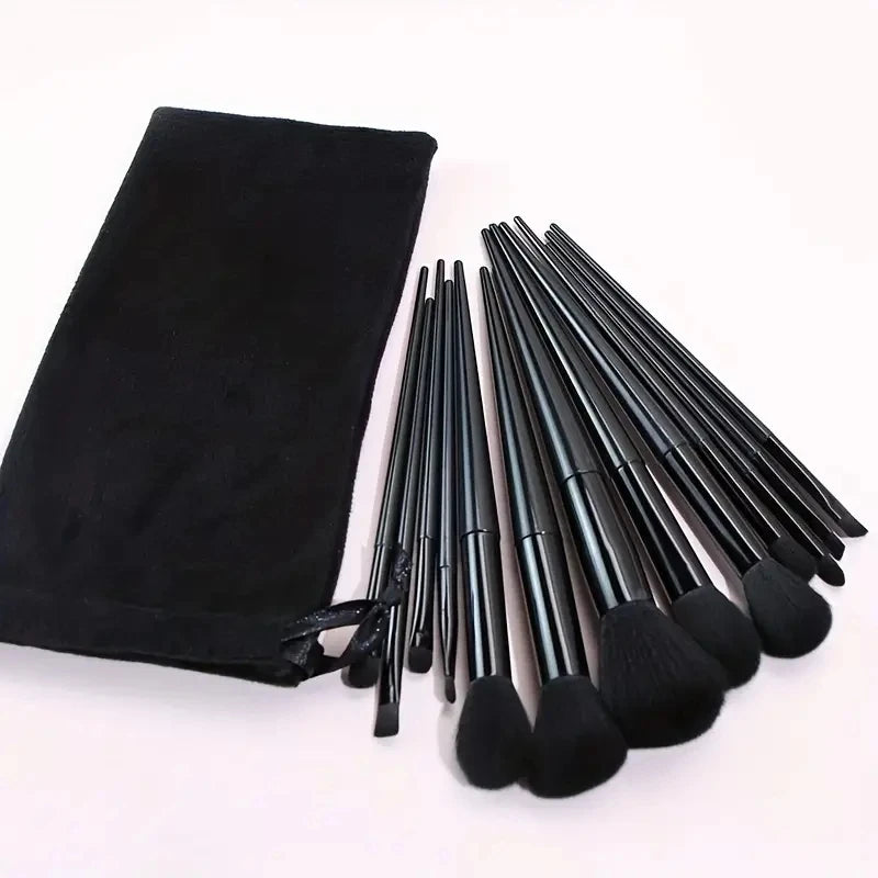 13PCS Black Makeup Brushes Set Powder Foundation Blush Kabuki Blending Makeup Beauty Tools Brochas Maquillaje for Cosmetics