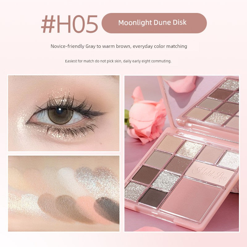 Hold Live 12-Color Low Saturation Gradient Eye Shadow