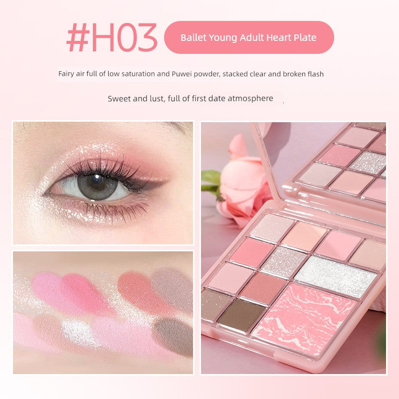 Hold Live 12-Color Low Saturation Gradient Eye Shadow