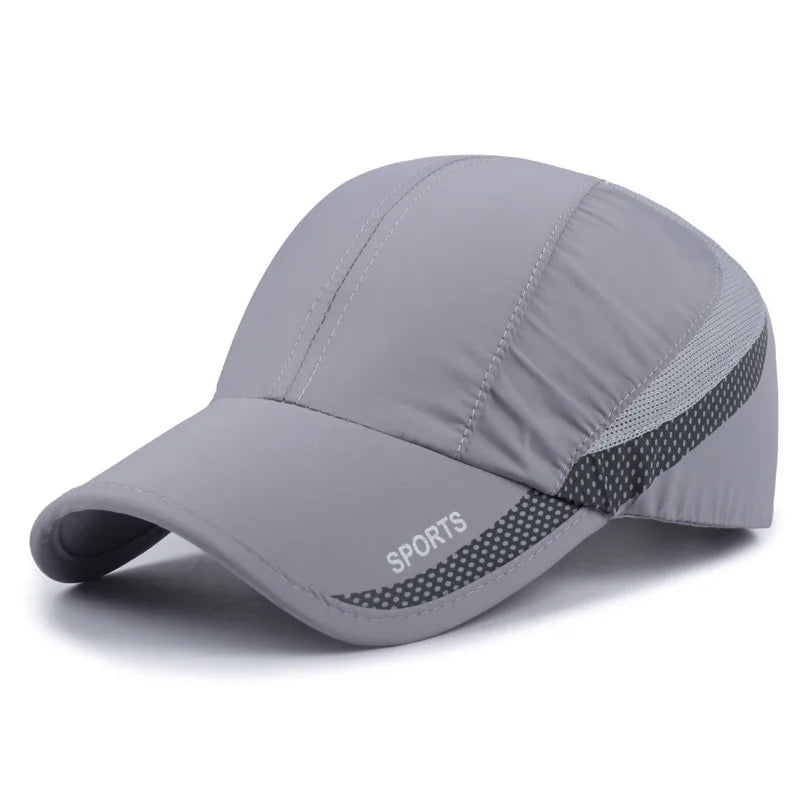Men Women Outdoor Sport Baseball Mesh Hat Running Visor Quick-drying Cap Sun Protection Scrub Cap Hats For Women Sport Tools