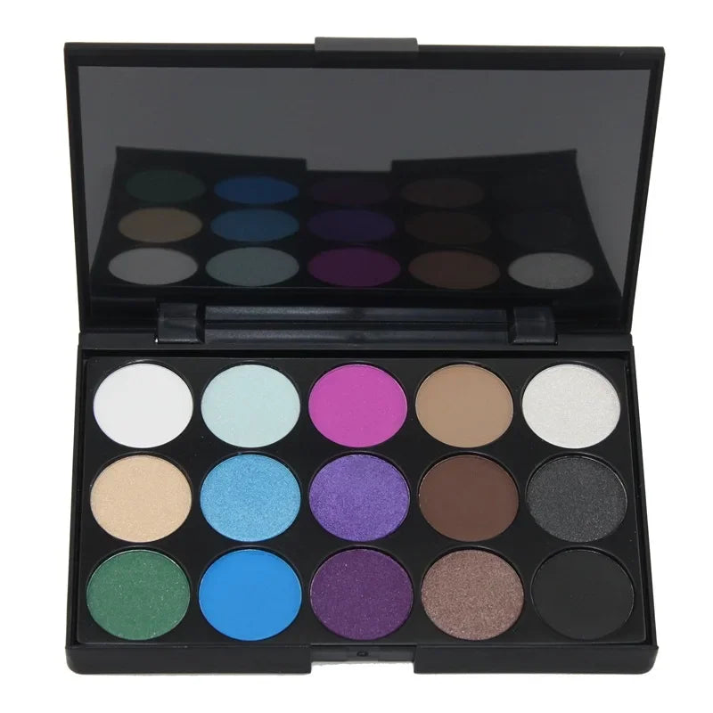 Color Makeup Long Wear Eye shadow Palette Cosmetic Make Up Waterproof Nude Pearl Matte Glitter Shimmer Eye Shadow Plate