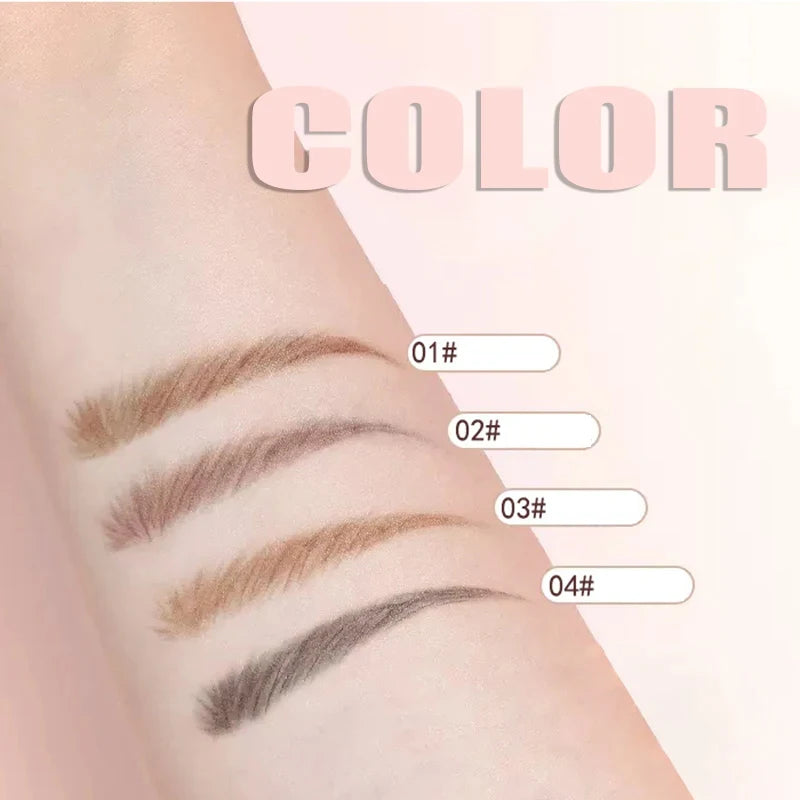 Square Brush Wild Eyebrow Painting Paste Pressing 3d Dye Dip Eyebrow Long-lasting Enhancers Cream Hairline Modification Makeup