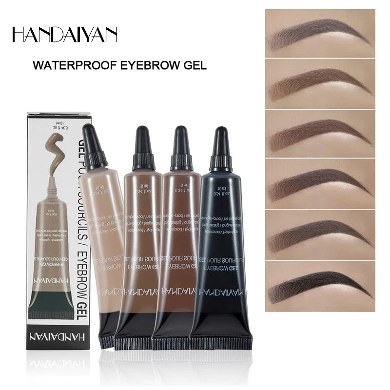 Pro Eyebrow Cream Gel Makeup Eyebrow Tattoo Pen Tint Long Lasting Waterproof Henna Eyebrow Gel cejas maquillaje