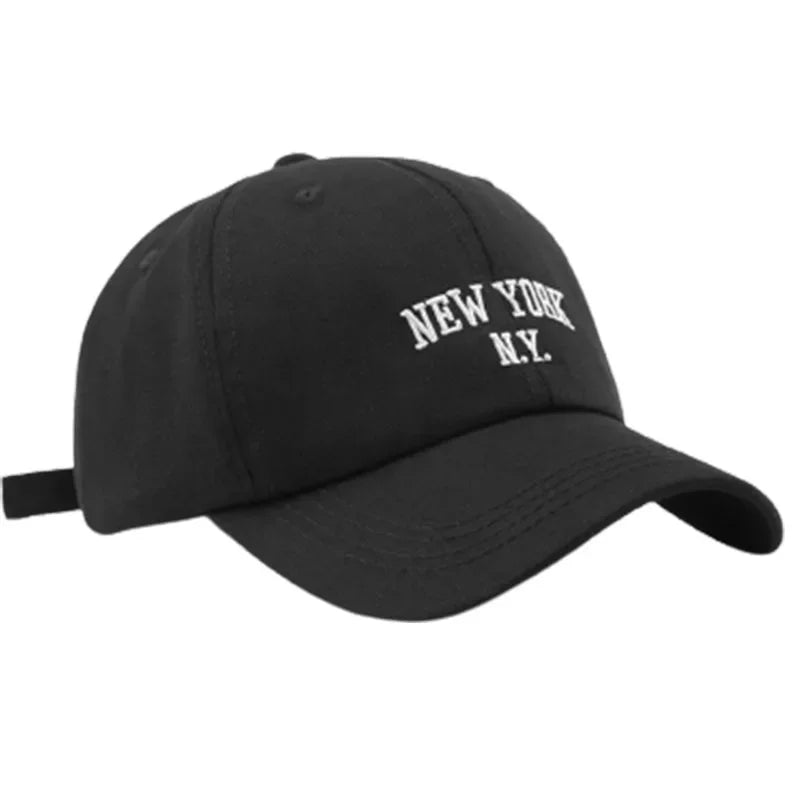 Fashion NEW YORK Letter Cap for Women Men's Baseball Cap Sports Sun Hat Kpop Soft Snapback Retro Hip-Hop Cotton Hats