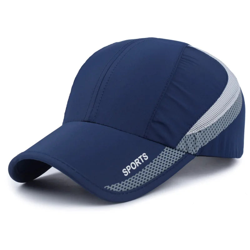 Men Women Outdoor Sport Baseball Mesh Hat Running Visor Quick-drying Cap Sun Protection Scrub Cap Hats For Women Sport Tools