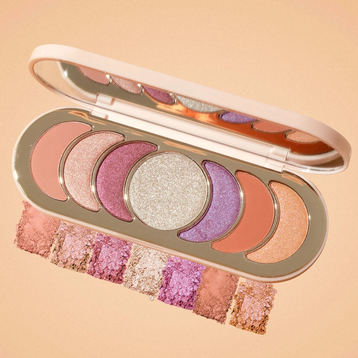 Heci Beauty Ultra-Luxe Talc-Free Pink Romantic Eye shadow Stunning Shimmer Eye shadow Palette High Quality Makeup