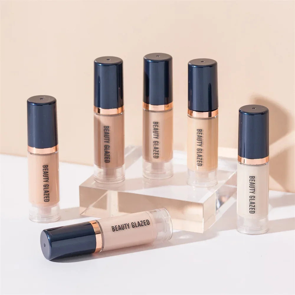Liquid Foundation Cream Face Full Coverage Concealer Waterproof Contour Makeup Base Matte Oil-Control Whitening Cosmet