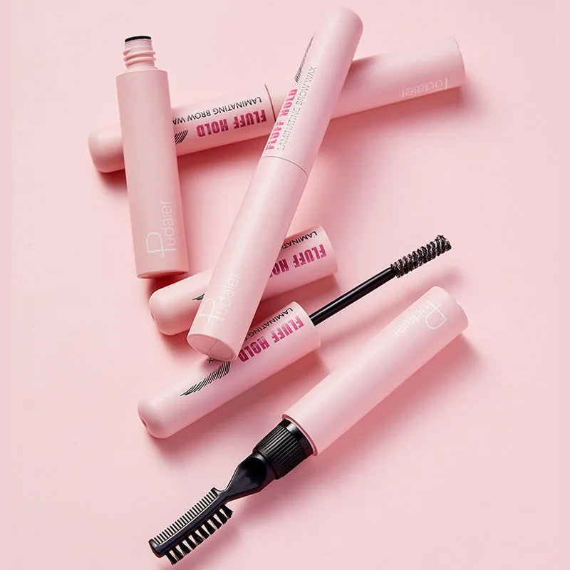 Pudaier Waterproof Eyebrow Styling Liquid Makeup Natural Lasting Eyebrow Enhancers Cream Professional 3D Wild Eye Brows Setting Gel Wax