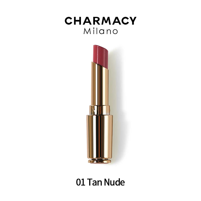 CHARMACY Moisturize Intense Nude Lipstick Luxury Professional Lipsticks Easy to Wear Women Lip Makeup Cosmetic