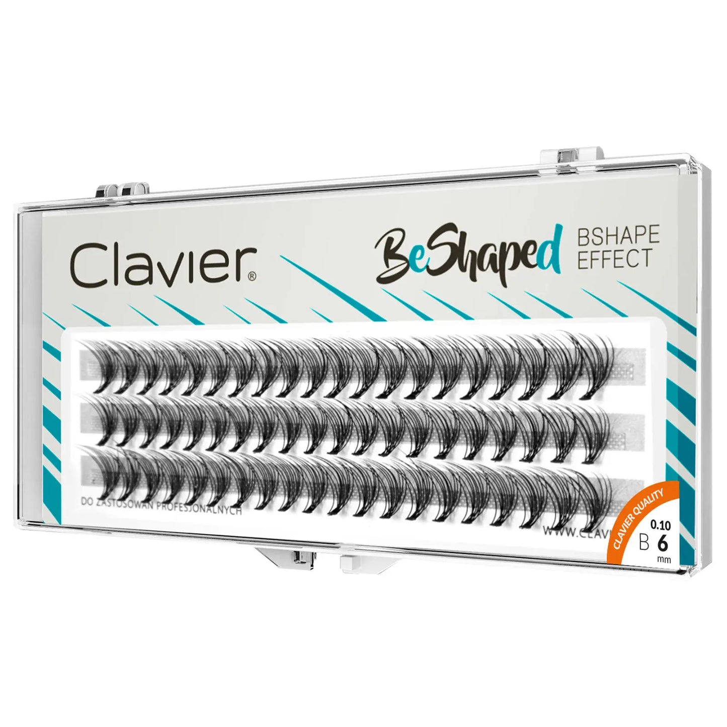 Clavier Beshaped Eyelashes Extraordinary Natural Tuft Lash 10D Individual Cluster Eyelash Extension Professional Makeup Cilia