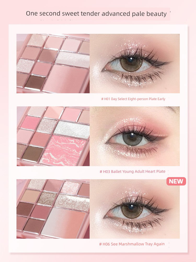 Hold Live 12-Color Low Saturation Gradient Eye Shadow