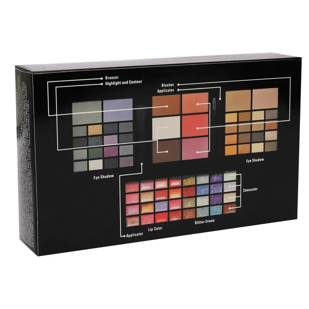 74 Color Makeup Gift Set for Women Full Kit All in One Make up Face Powder Eyeshadow Palette Lipstick Brushe Highlighter Bronzer