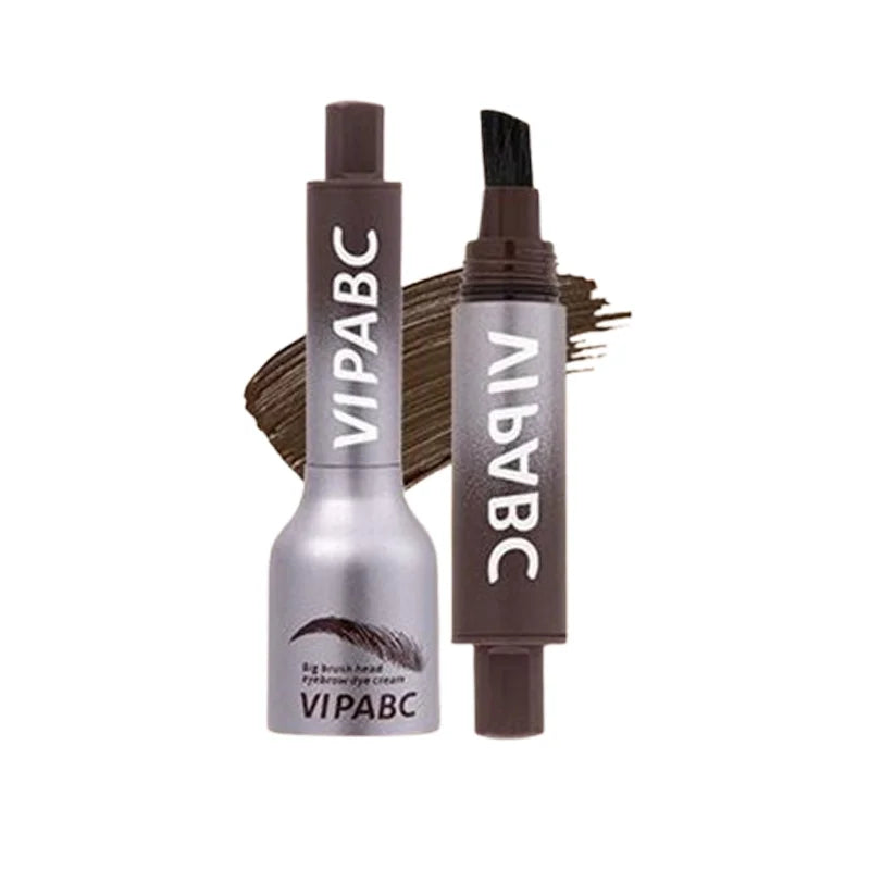 Square Brush Wild Eyebrow Painting Paste Pressing 3d Dye Dip Eyebrow Long-lasting Enhancers Cream Hairline Modification Makeup