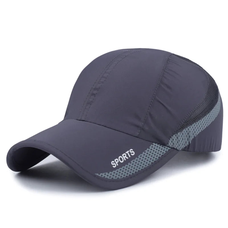 Men Women Outdoor Sport Baseball Mesh Hat Running Visor Quick-drying Cap Sun Protection Scrub Cap Hats For Women Sport Tools