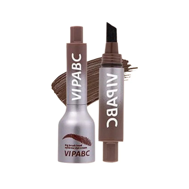 Square Brush Wild Eyebrow Painting Paste Pressing 3d Dye Dip Eyebrow Long-lasting Enhancers Cream Hairline Modification Makeup