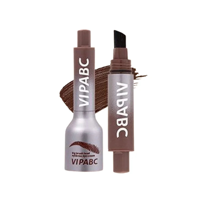 Square Brush Wild Eyebrow Painting Paste Pressing 3d Dye Dip Eyebrow Long-lasting Enhancers Cream Hairline Modification Makeup