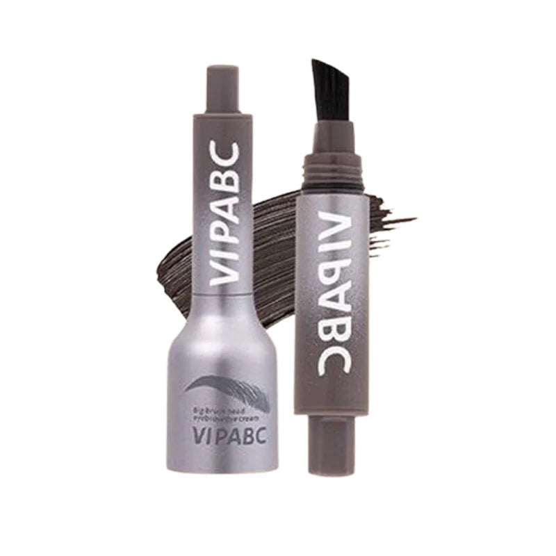 Square Brush Wild Eyebrow Painting Paste Pressing 3d Dye Dip Eyebrow Long-lasting Enhancers Cream Hairline Modification Makeup