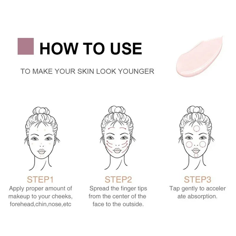 Maxfine Matte Face Concealer Foundation Professional Long-lasting Coverage Concealing Liquid Foundation Cream for Face Makeup Cosmetics