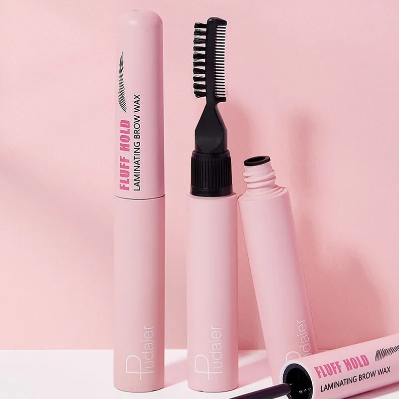Pudaier Waterproof Eyebrow Styling Liquid Makeup Natural Lasting Eyebrow Enhancers Cream Professional 3D Wild Eye Brows Setting Gel Wax