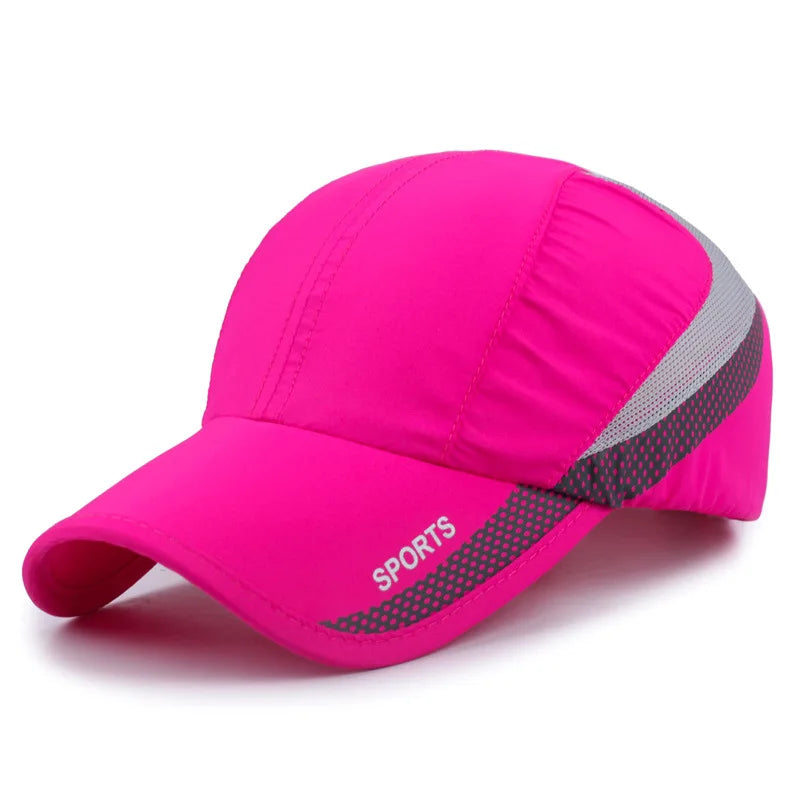 Men Women Outdoor Sport Baseball Mesh Hat Running Visor Quick-drying Cap Sun Protection Scrub Cap Hats For Women Sport Tools