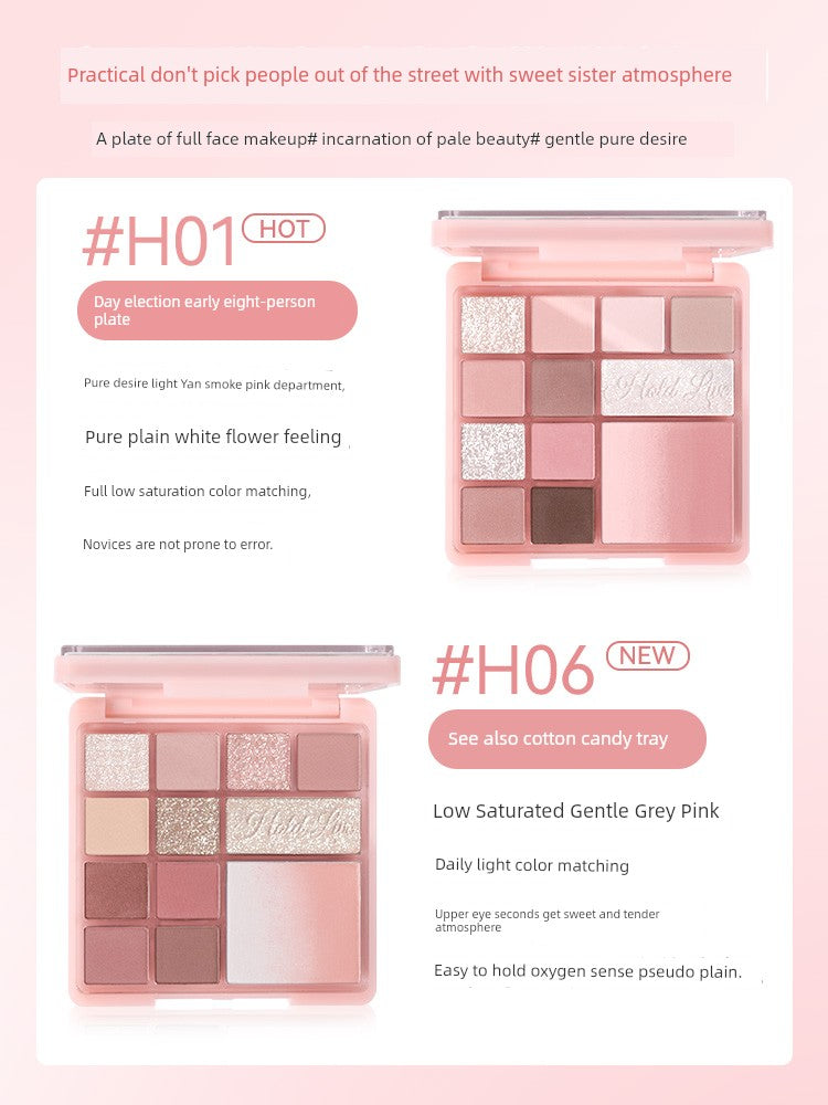 Hold Live 12-Color Low Saturation Gradient Eye Shadow