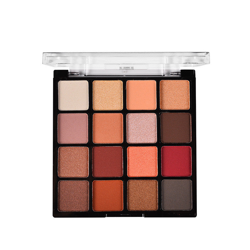 QIAOYAN 16 colors pearlescent eyeshadow palette