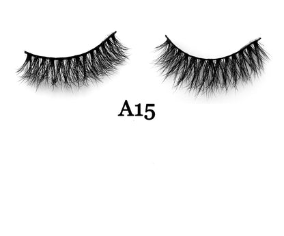 MINK 3D Hair Handmade Full Strip False Eyelashes - Family