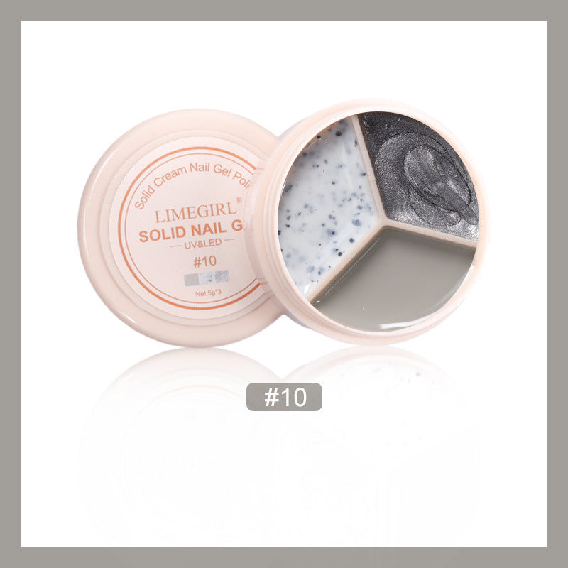 Cream Nail Polish Eye Shadow Bag