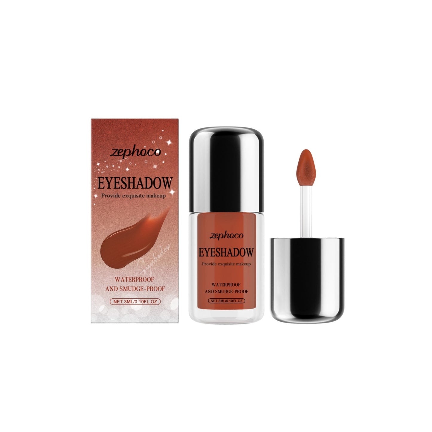 Glitter Peach Powder Liquid Eye Shadow