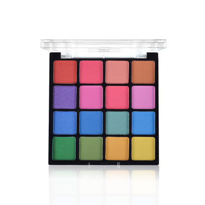 QIAOYAN 16 colors pearlescent eyeshadow palette