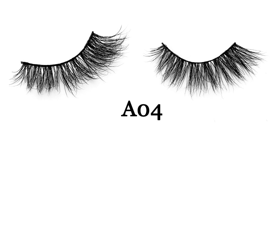 MINK 3D Hair Handmade Full Strip False Eyelashes - Family