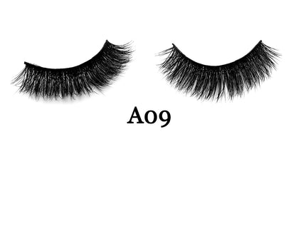 MINK 3D Hair Handmade Full Strip False Eyelashes - Family