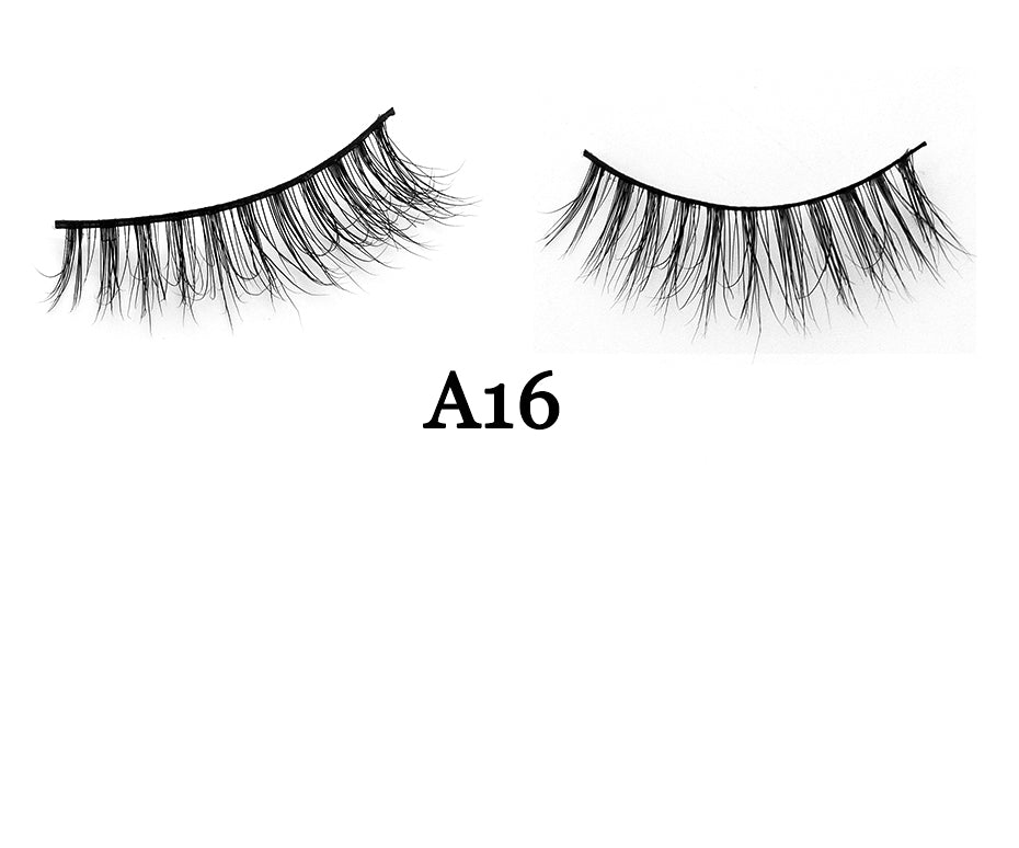 MINK 3D Hair Handmade Full Strip False Eyelashes - Family