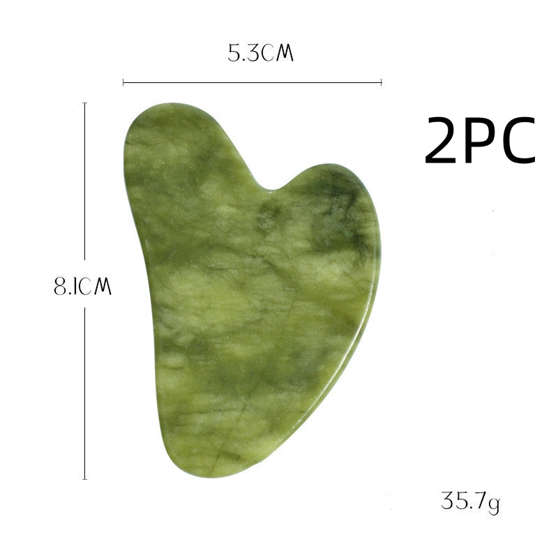 Green Phoenix Jade Gua Sha Massage Board Face Care