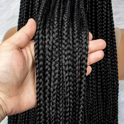 Synthetic Lace Front Wigs Braided Wigs 13x6 Lace Front Braids Wig Knotless Box Braids Wigs With Baby Hair for Women