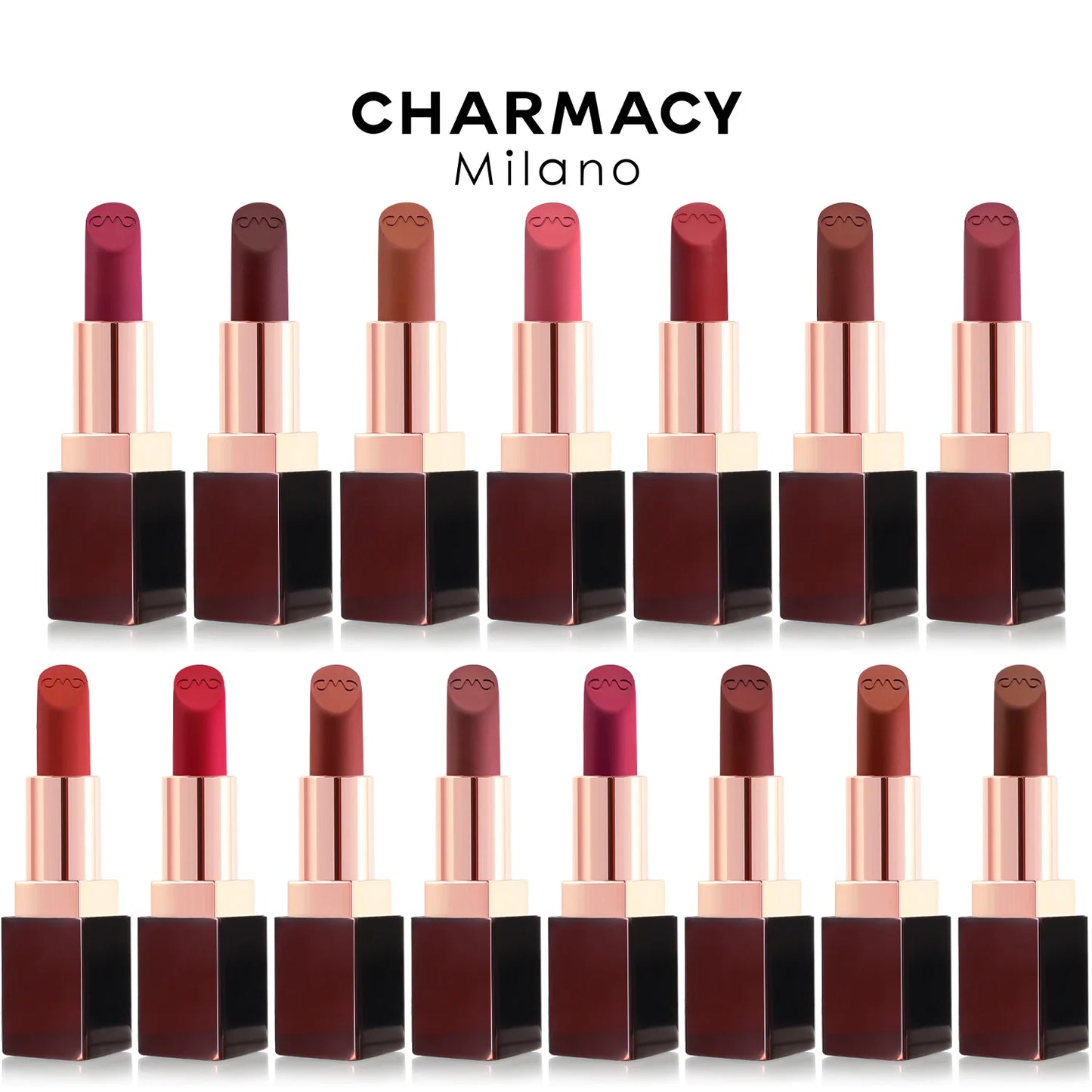 CHARMACY Matte Luxury Velvet Lipstick Waterproof Long-lasting High Quality Korean Cosmetics