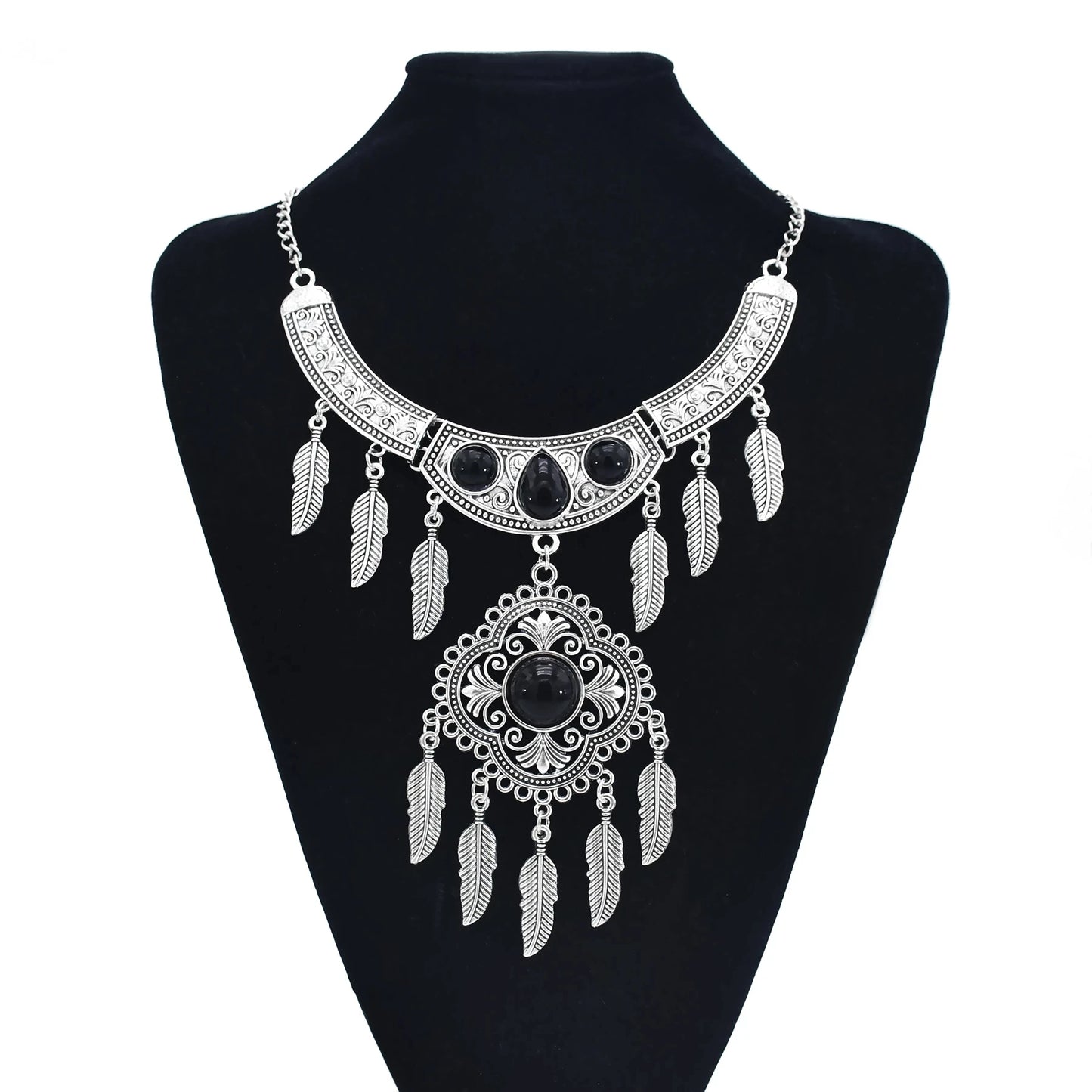 Bohemian Turkish Ethnic Metal Gypsy Beach Choker Bib Coin Tassel Collar Necklace For Women Indian Charm Turk Party Jewelry