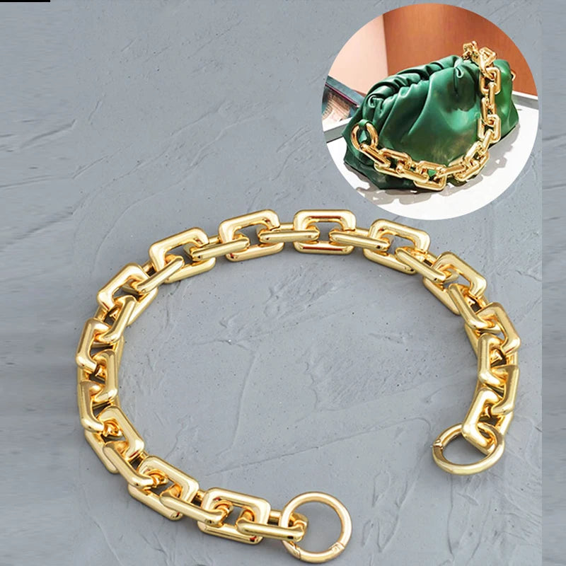 Luxurious Acrylic chain Women Handbag Summer bag shoulder cloud bag fashion simple chain underarm bag shoulder bag