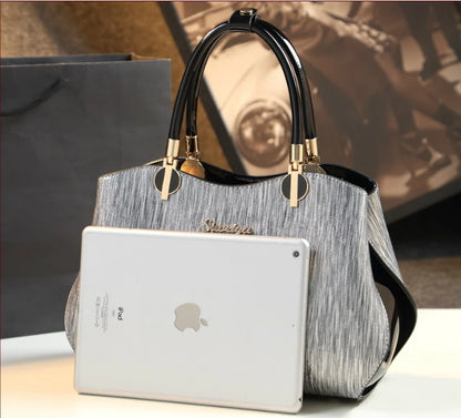 CHICTURESQUE korean style simple pillow shoulder bags handbags women famous brands top handle bag patent leather clutch