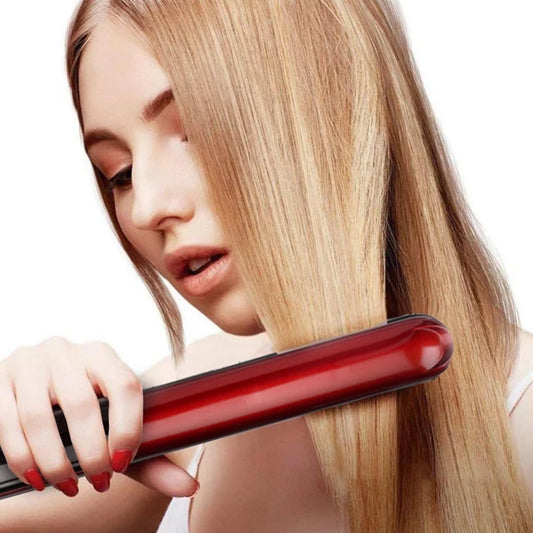 ByBaBylissnano Ceramic Hair Straightener LED Display Pro Flat Iron Straight Hairstyle Beauty Hair Straightening Irons