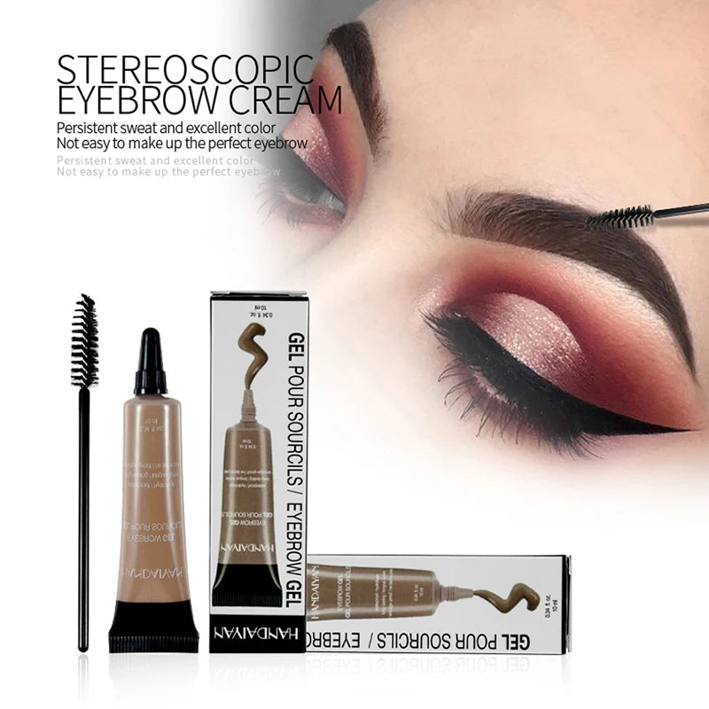 Pro Eyebrow Cream Gel Makeup Eyebrow Tattoo Pen Tint Long Lasting Waterproof Henna Eyebrow Gel cejas maquillaje