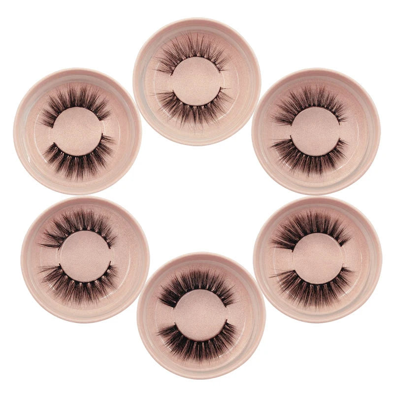 YSDO 1 Pair Mink Eyelashes Natural Long 3d Mink lashes Soft Fake Lashes Hand Made Makeup False Eyelash Dramatic Eyelashes Cilios