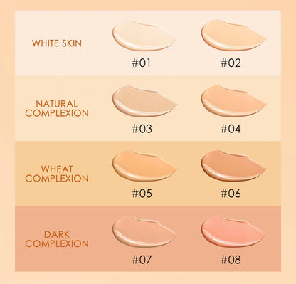 Focallure Base Face Liquid Foundation Cream Full Coverage Concealer Oil-control Moisturizing Foundation Cream Makeup For Women