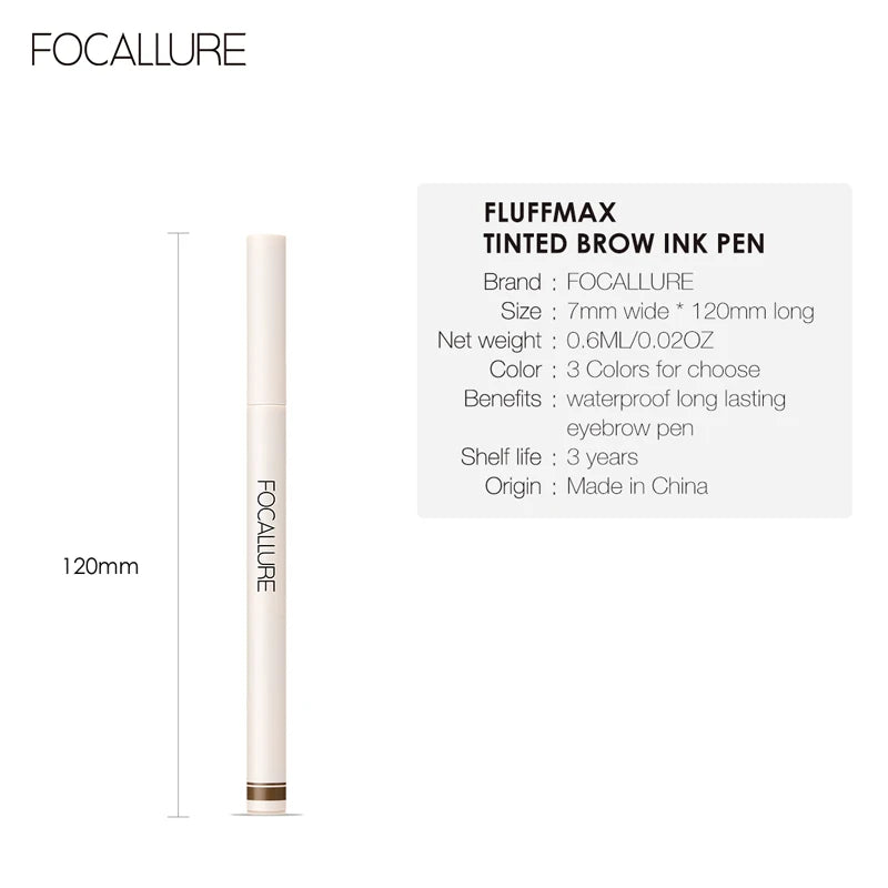 FOCALLURE 4 Forks Waterproof Eyebrow Pencil Ultra-fine Sweat-proof Long Lasting Natural Eye Brow Tattoo Tint Enhancers Cosmetics