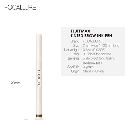 FOCALLURE 4 Forks Waterproof Eyebrow Pencil Ultra-fine Sweat-proof Long Lasting Natural Eye Brow Tattoo Tint Enhancers Cosmetics