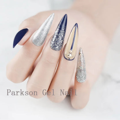 Parkson New Glitter Color Series Gel Nail Polish 8ml Soak Off UV LED Nail Art Manicure Lacquer Varnish 114 Colors Gel Lak Primer