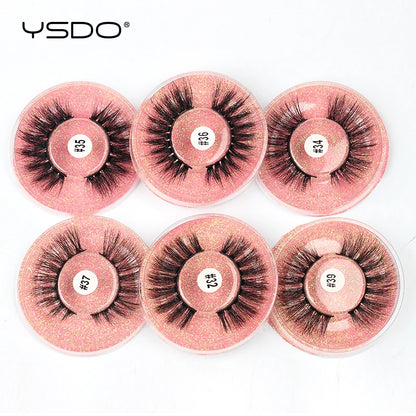 YSDO Mink Lashes Wholesale 4/20/30/50/100 Pcs 3D Mink Eyelashes Thick Fake Lashes Makeup Natural False Eyelashes In Bulk Cilios