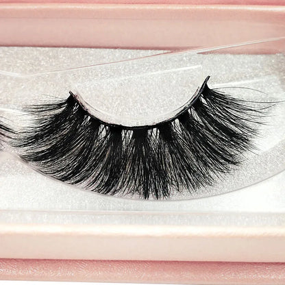 YSDO 1 Pair Mink Eyelashes Natural Long 3d Mink lashes Soft Fake Lashes Hand Made Makeup False Eyelash Dramatic Eyelashes Cilios